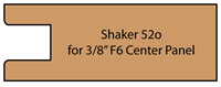 Allstyle Cabinet Doors: Profile 52o